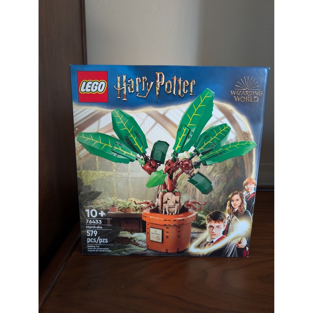 LEGO Harry Potter Mandrake 76433 Building Set 579 Pieces New Sealed Herbology